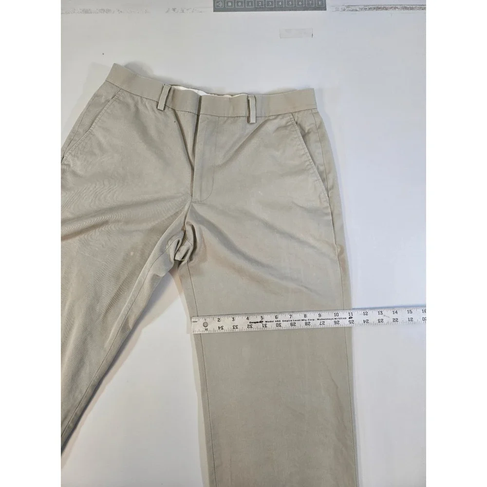 Banana Republic Modern Fit Chinos Mens 32x30 Khaki Tan Tessuti di Sondrio Cotton